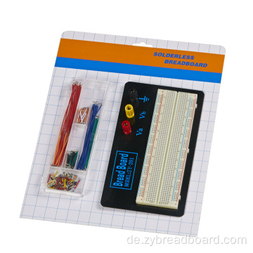 830 Punkte Lötlich ohne Breadboard Jumper Draht Kit